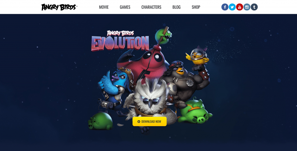 Angry Birds 官方網站
